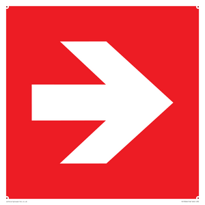 Right arrow (white on red background)